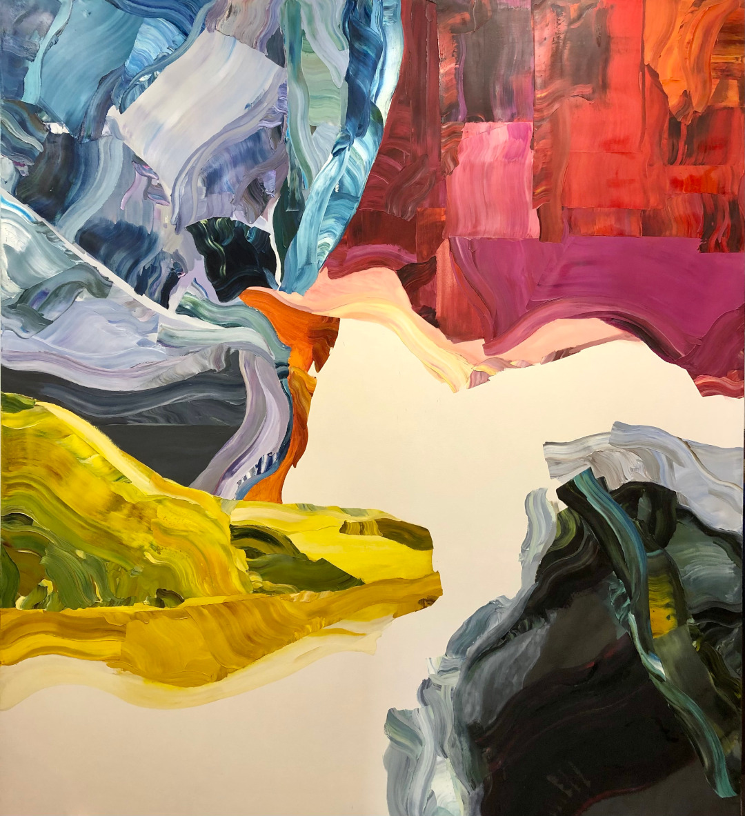 Circle of Scent 221cm x 198cm by David Howell