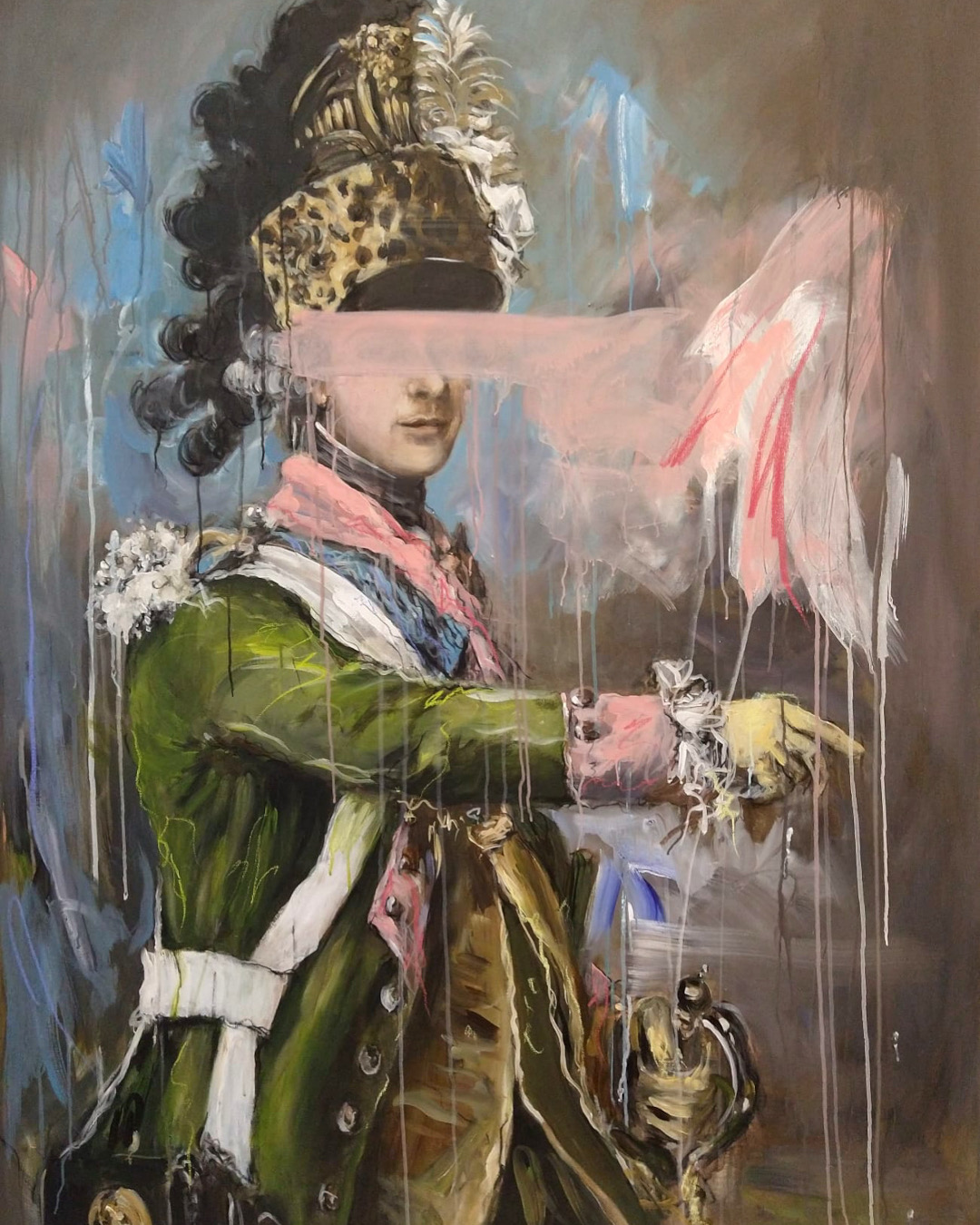 Dauphin 130cm x 97cm by Mandy Racine