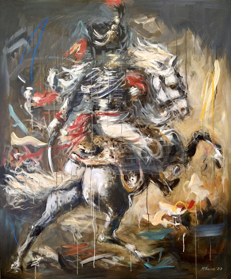 Hassar 100cm x 120cm by Mandy Racine