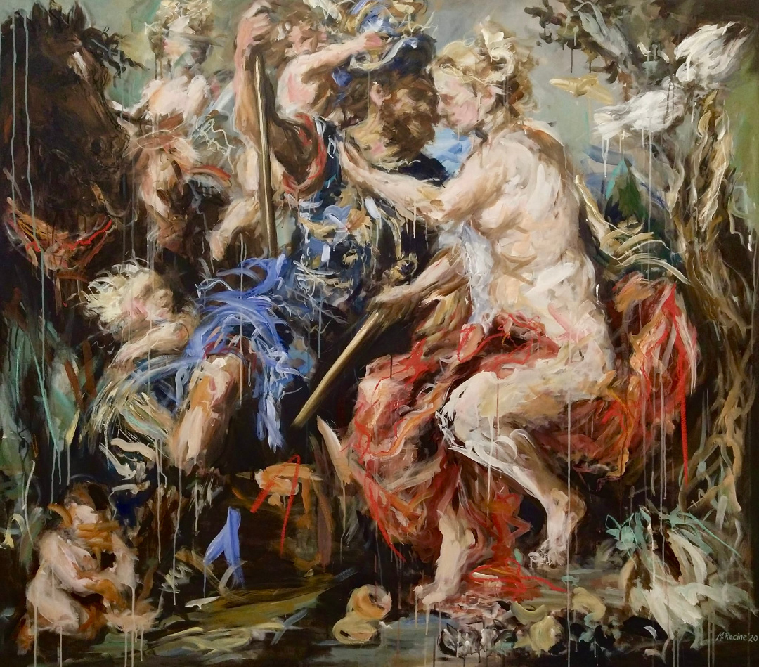 Mars and Venus 170cm x 150cm by Mandy Racine