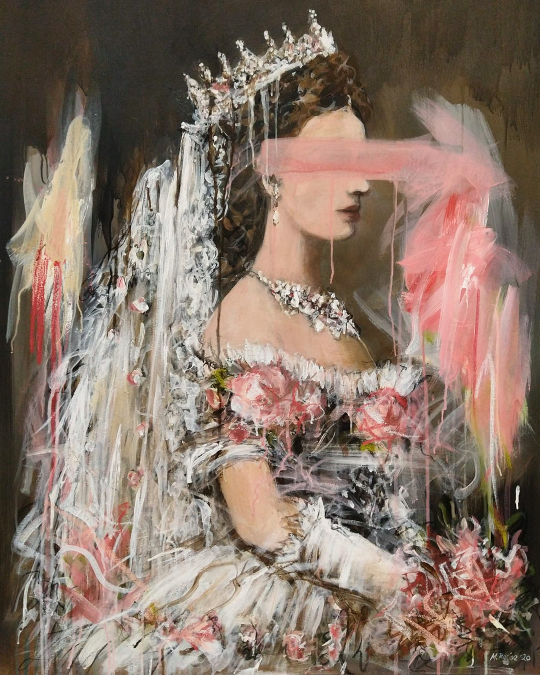 Sissi of Austria 90cm x 70cm by Mandy Racine